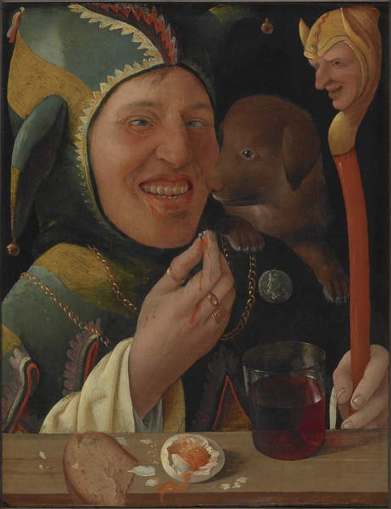 Detail of The Jester, c.1519-20 by Marx Reichlich