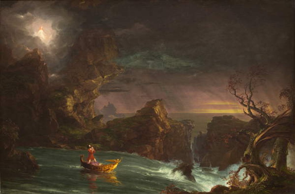 Detail of The Voyage of Life: Manhood, 1842 by Thomas Cole