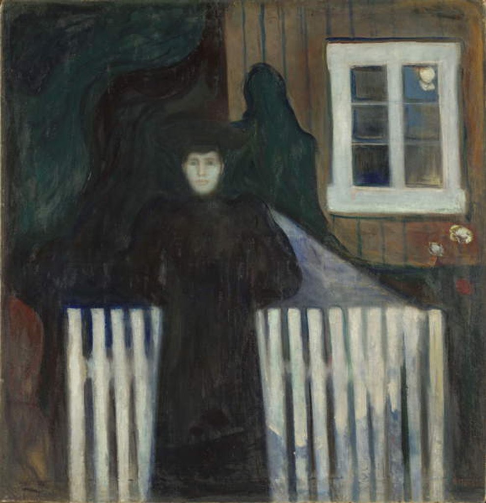 Detail of Moonlight, 1893 by Edvard Munch