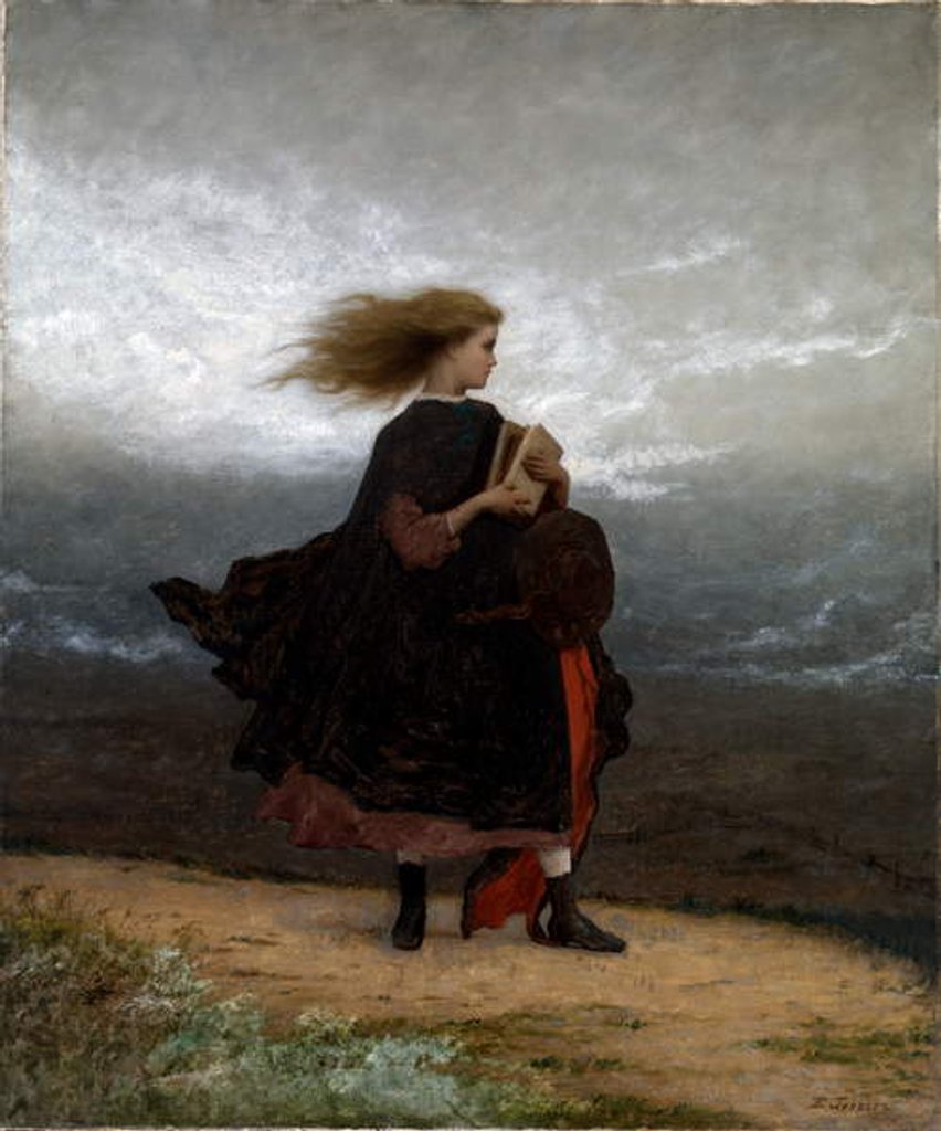 Detail of The Girl I Left Behind Me, c.1872 by Eastman Johnson