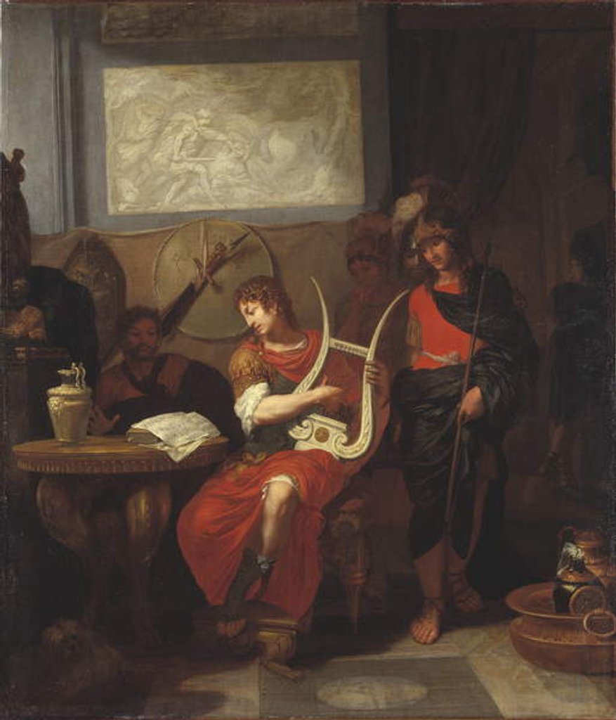 Detail of Achilles Playing the Lyre at the Arrival of the Envoys of Agamemnon, 1675-80 by Gerard de Lairesse