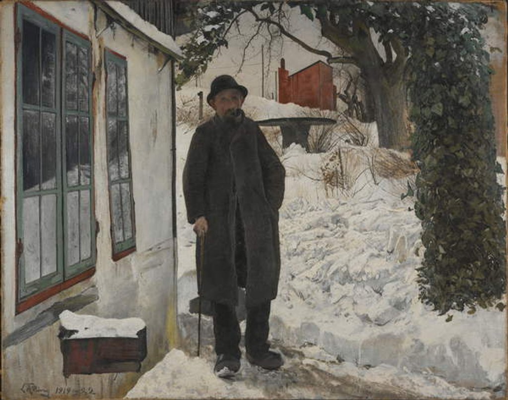 Detail of At the Old House, 1919-22 by Laurits Andersen Ring