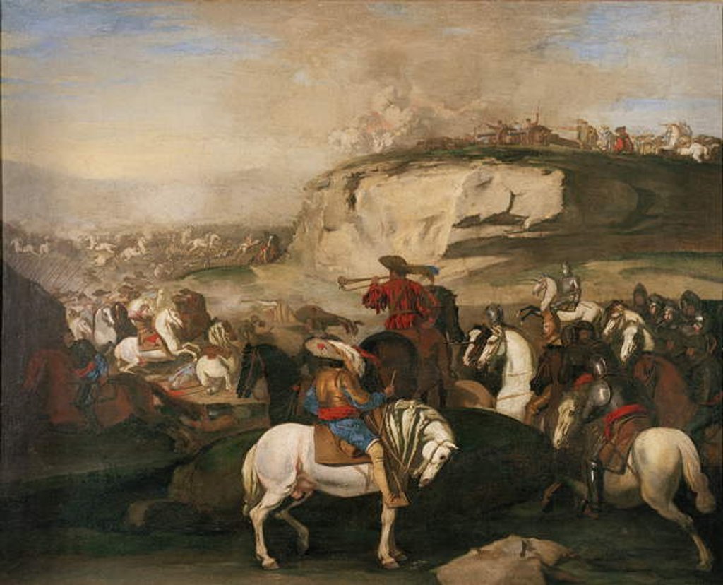 Detail of Battle Scene, c.1630-39 by Aniello Falcone