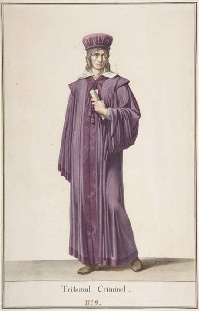 Detail of A Judge of the Criminal Court, c.1798-99 by Baron Pierre-Narcisse Guerin