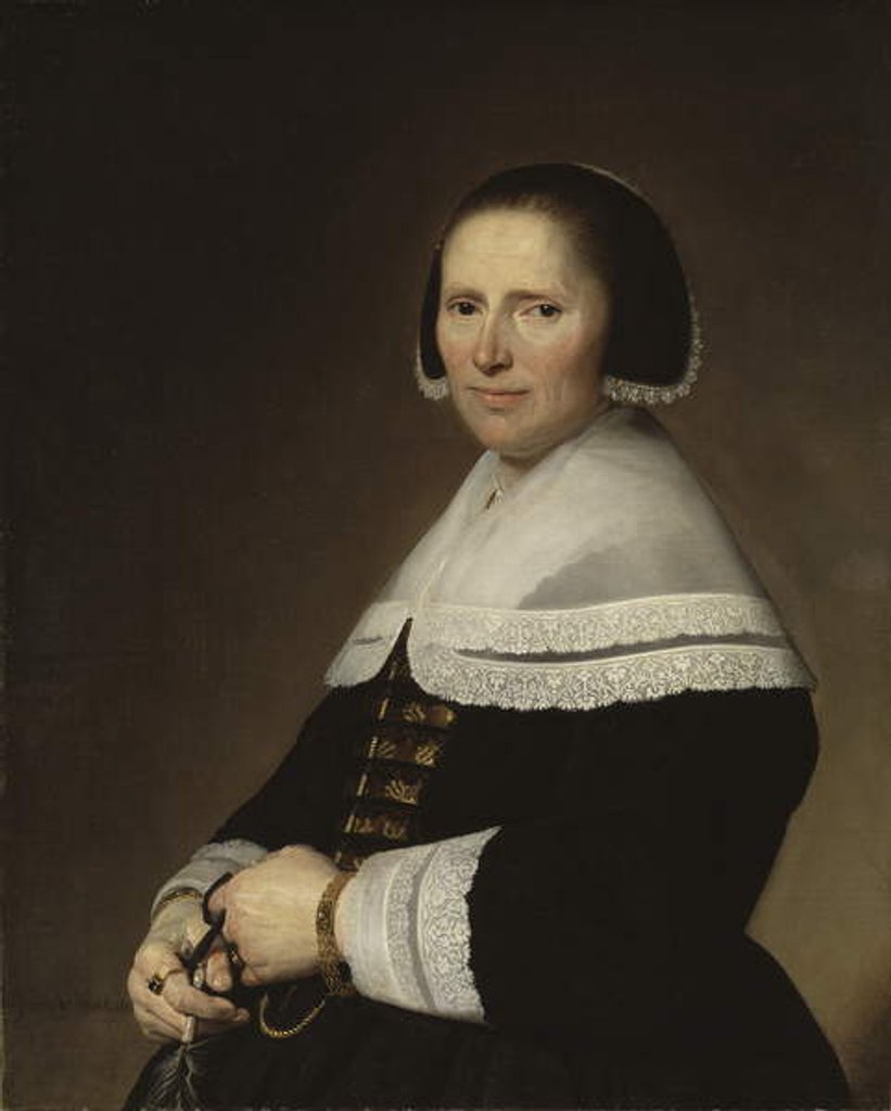 Portrait of a Woman, 1648 by Johannes Cornelisz. Verspronck