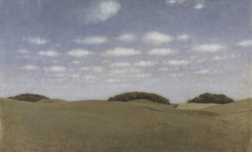 Detail of Landscape from Lejre, 1905 by Vilhelm Hammershoi
