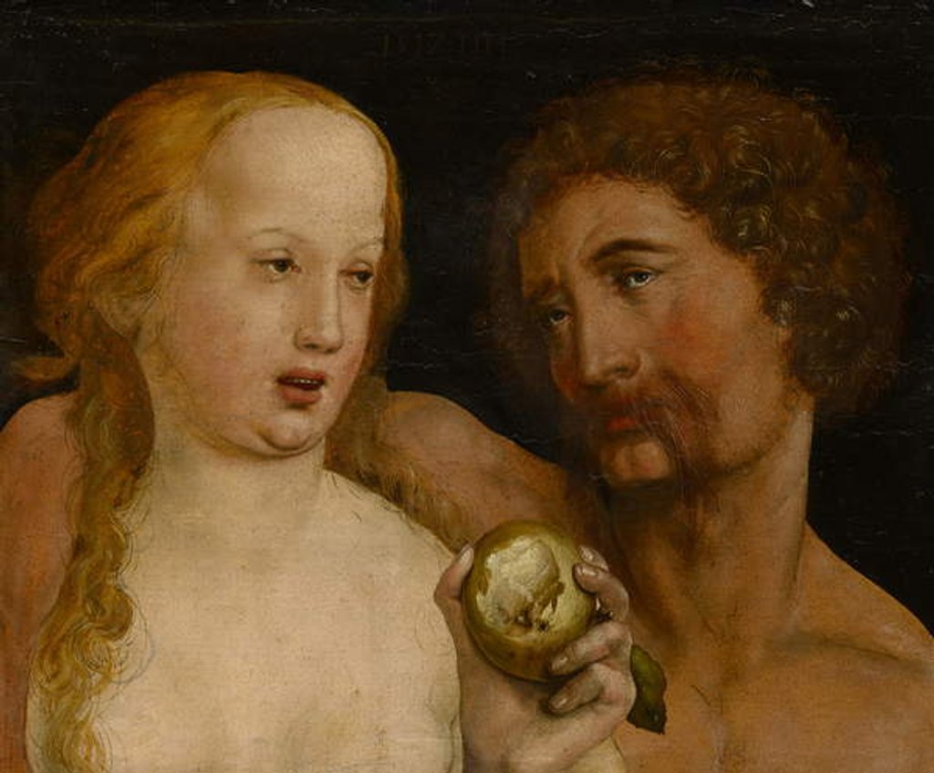 Detail of Adam and Eve, 1517 by Hans Holbein the Younger