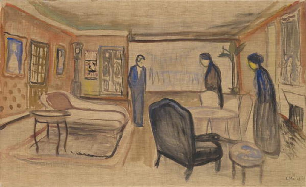 Detail of Scene of Ibsen's 'Ghosts', 1906 by Edvard Munch