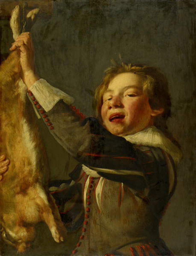 Detail of Boy with a Dead Hare by Frans Hals