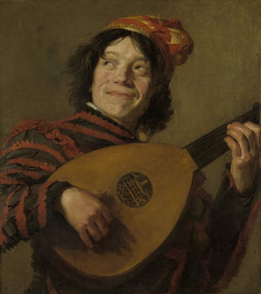 Detail of The Lute Player, c.1623-24 by Frans (after) Hals