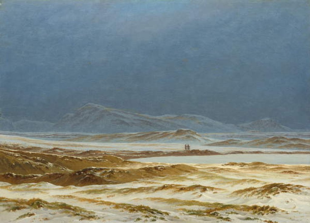 Detail of Northern Landscape, Spring, c.1825 by Caspar David Friedrich