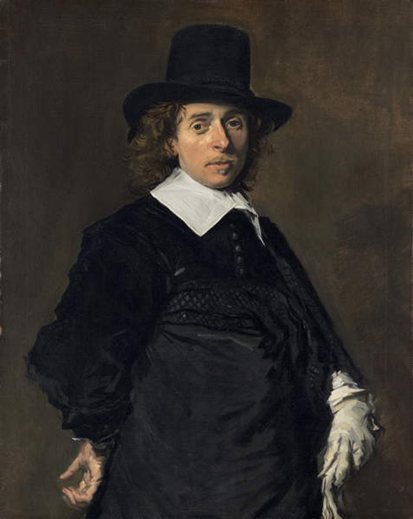 Detail of Adriaen van Ostade, 1646-48 by Frans Hals