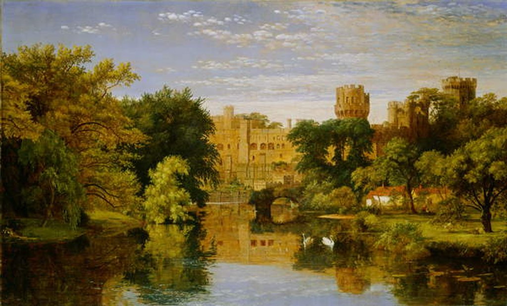 Detail of Warwick Castle, England, 1857 by Jasper Francis Cropsey