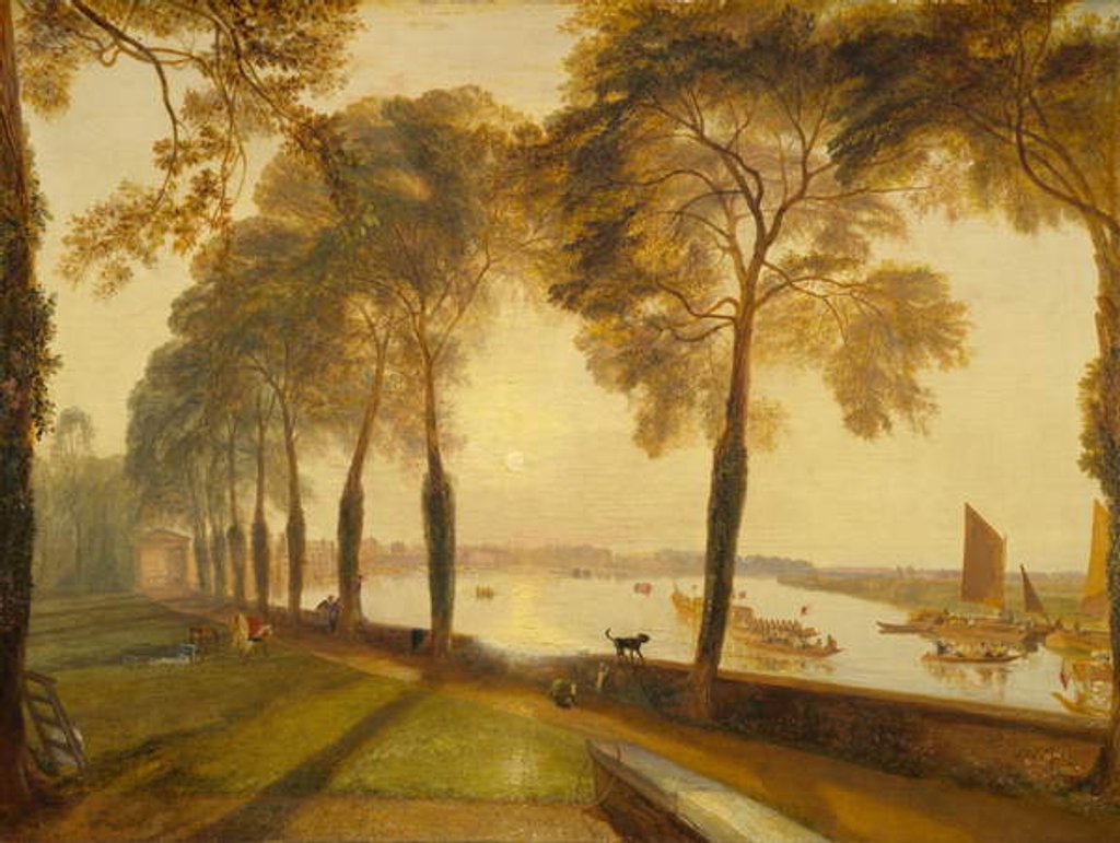 Detail of Mortlake Terrace, 1827 by Joseph Mallord William Turner