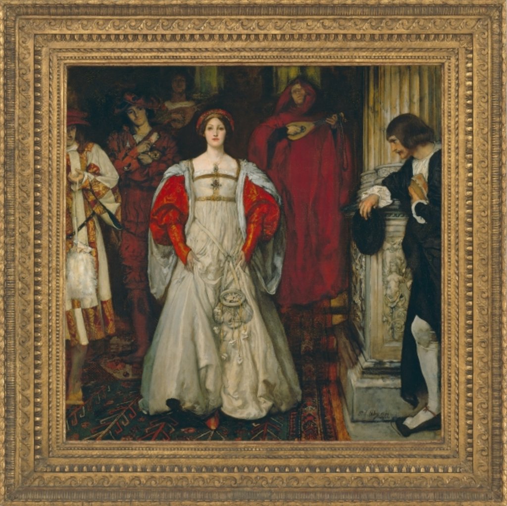 Detail of Who Is Sylvia? What Is She, That All the Swains Commend Her?, c.1896-99 by Edwin Austin Abbey