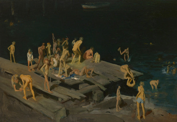 Detail of Forty-two Kids by George Wesley Bellows