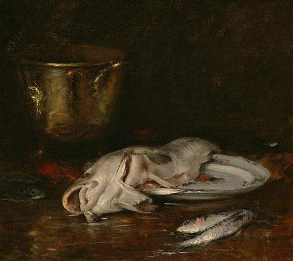 Detail of An English Cod, 1904 by William Merritt Chase