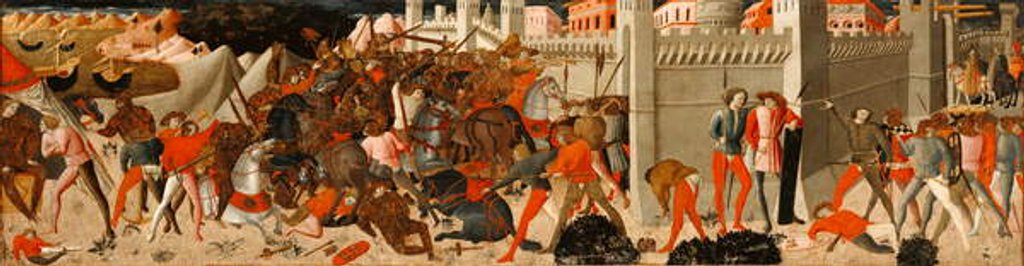 Detail of The Siege of Troy, c.1460-80 by School Florentine