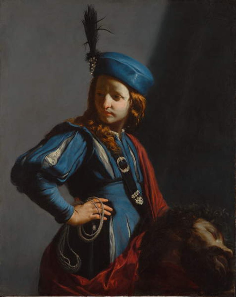 Detail of David with the Head of Goliath, c.1645-50 by Guido Cagnacci