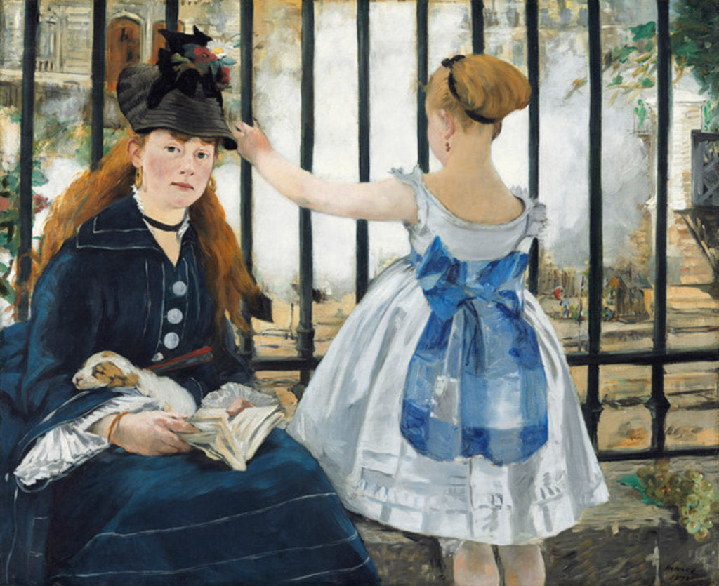 Detail of The Railway, 1873 by Edouard Manet