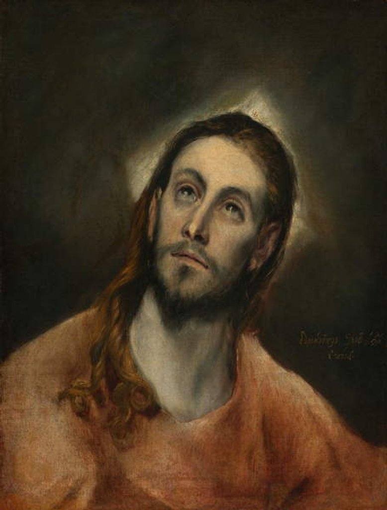 Detail of Christ at Prayer, 1585-87 by El (1541-1614) Greco