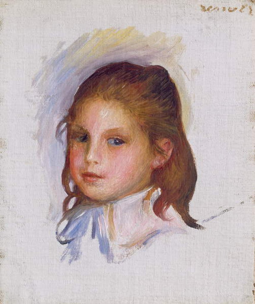 Detail of Child with Brown Hair, 1887-88 by Pierre Auguste Renoir
