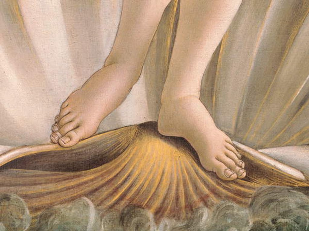 Detail of The Birth of Venus, c.1485 by Sandro Botticelli