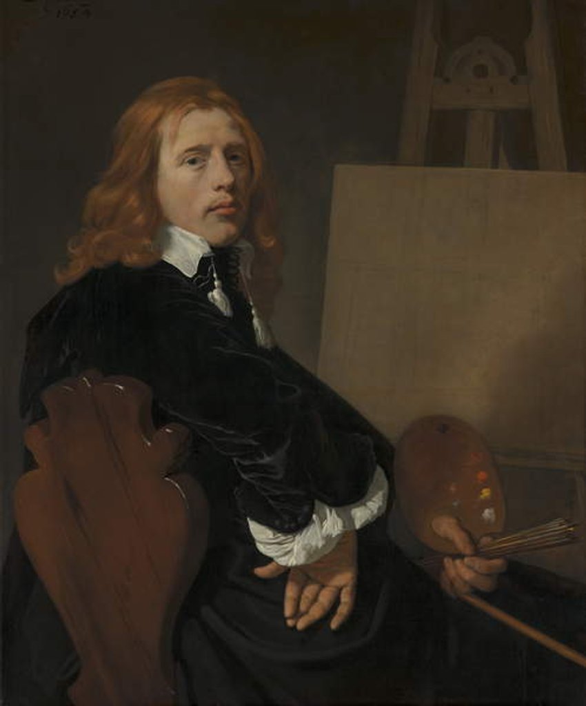 Detail of Portrait of Paulus Potter, 1654 by Bartolomeus van der Helst