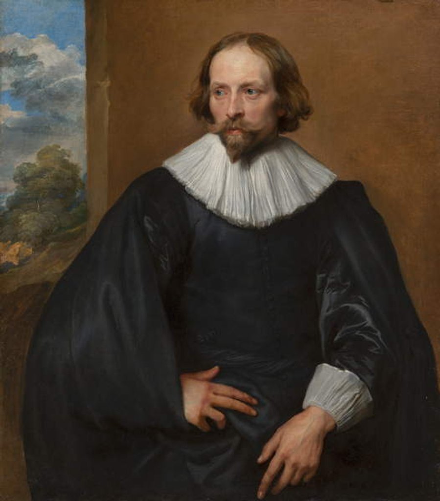 Detail of Portrait of Quintijn Symons, c.1634-35 by Anthony van Dyck