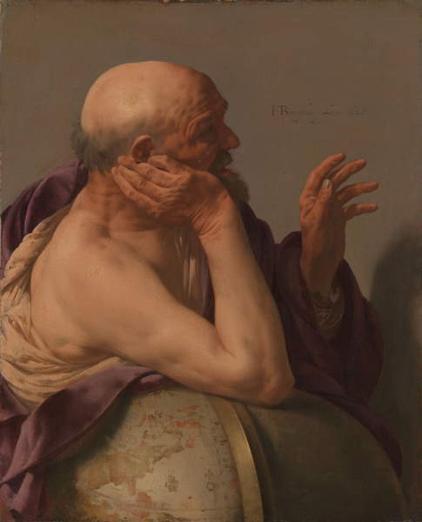 Detail of Heraclitus, 1628 by Hendrick Ter Brugghen