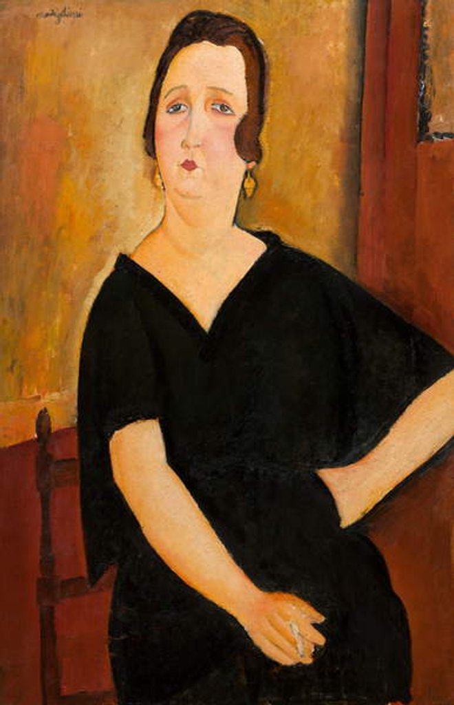 Detail of Madame Amédée 1918 by Amedeo Modigliani