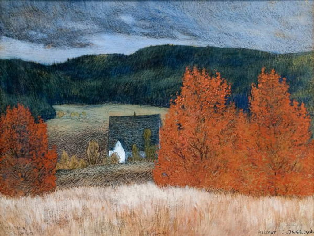 Detail of Autumnal Mood, 1899 by Helmer Osslund