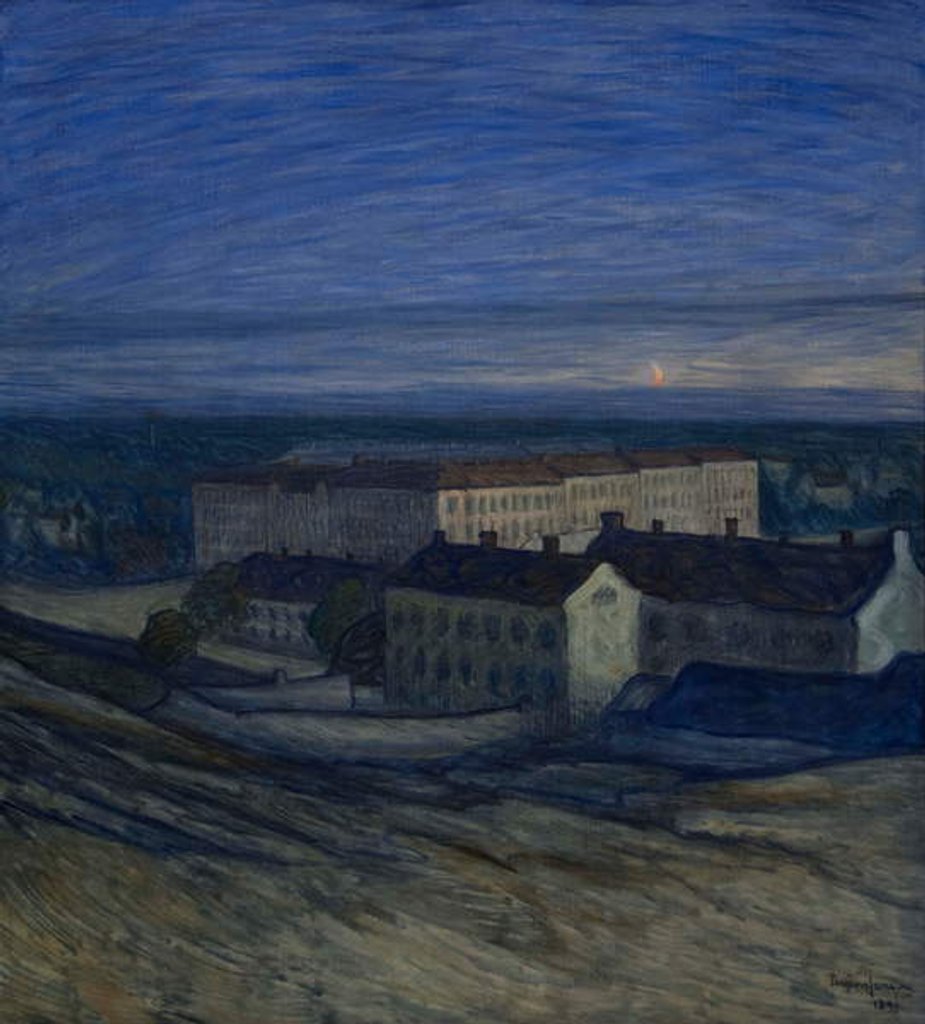 Detail of Outskirts, 1899 by Eugene Jansson