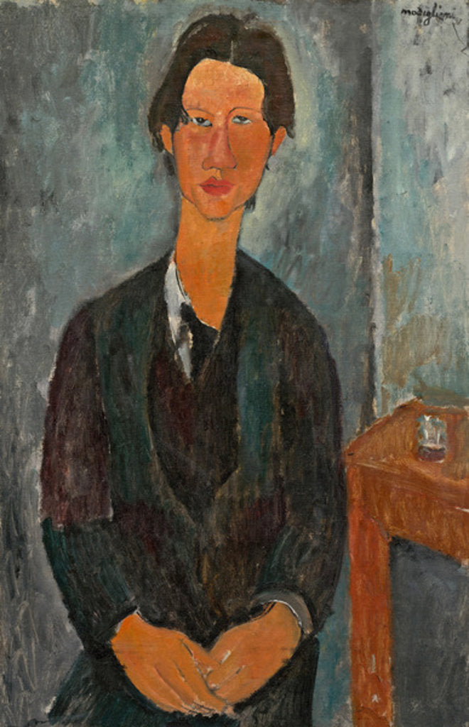 Detail of Chaim Soutine, 1917 by Amedeo Modigliani