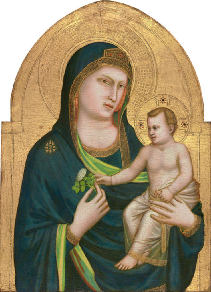 Detail of Madonna and Child by Giotto di Bondone
