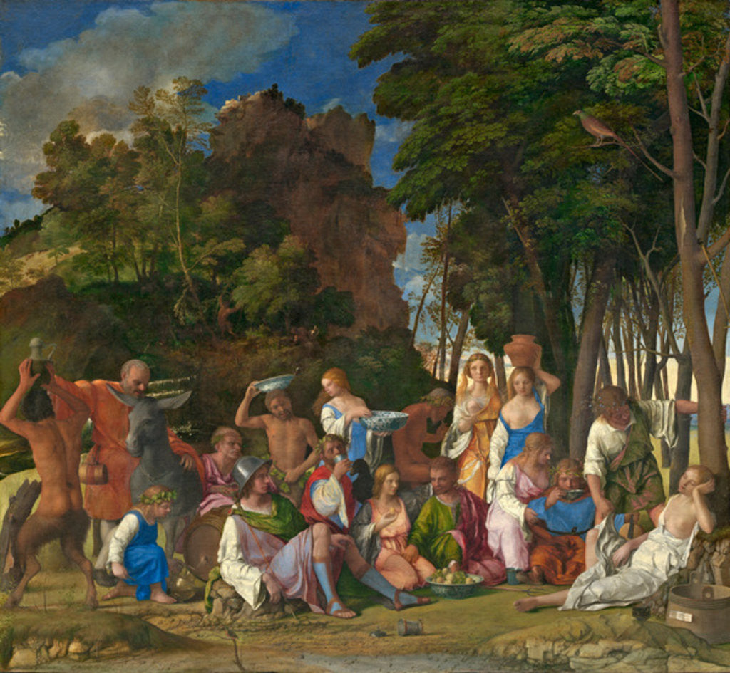 The Feast of the Gods by Giov. /Titian Bellini