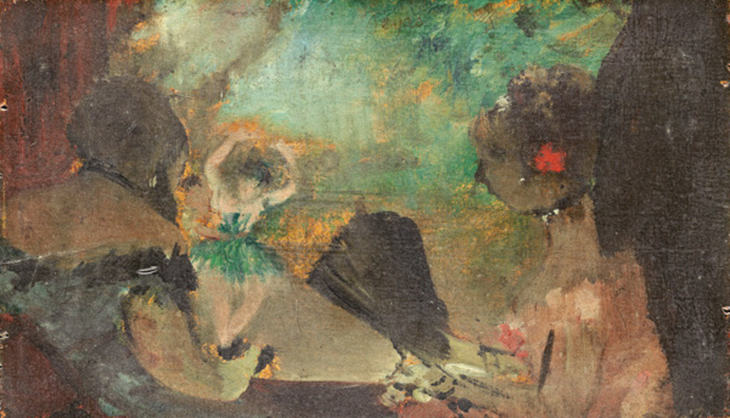 Detail of The Loge, c.1883 by Edgar Degas