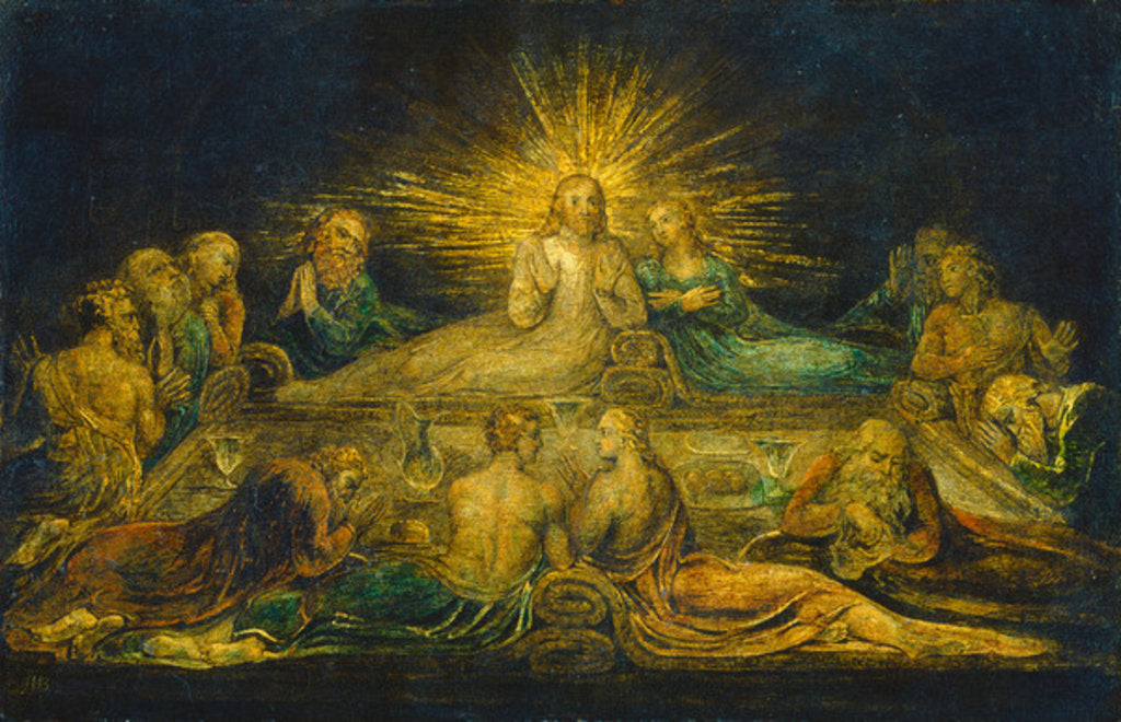 Detail of The Last Supper by William Blake