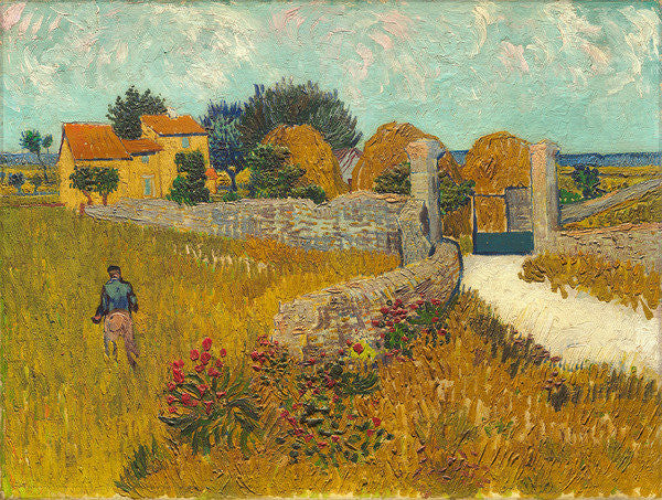 Detail of Farmhouse in Provence by Vincent van Gogh