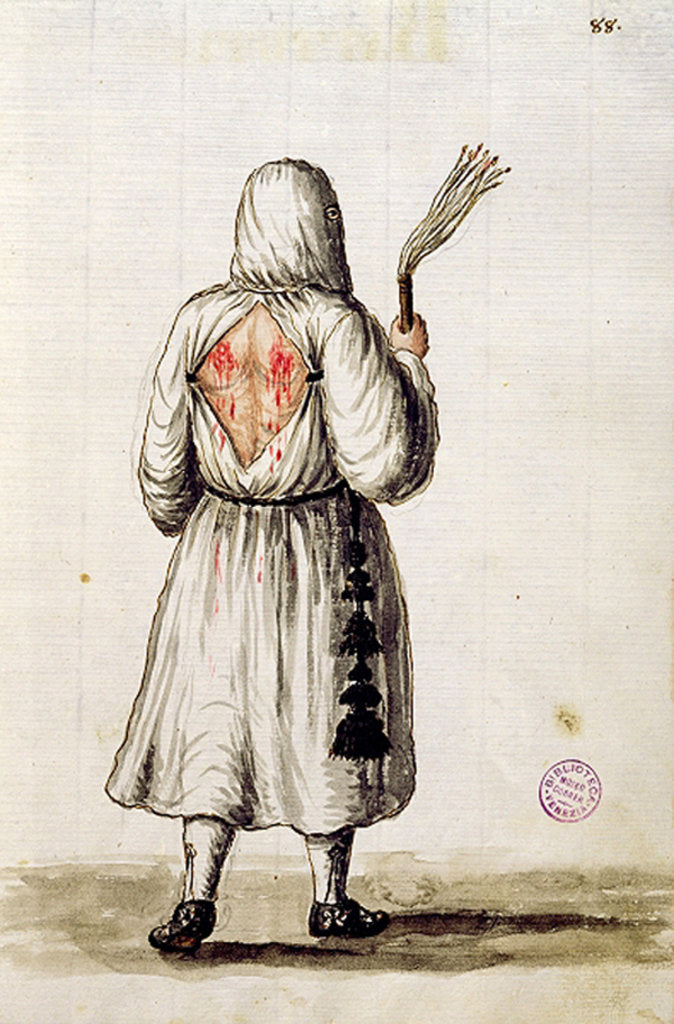 Detail of A Flagellant by Jan van Grevenbroeck
