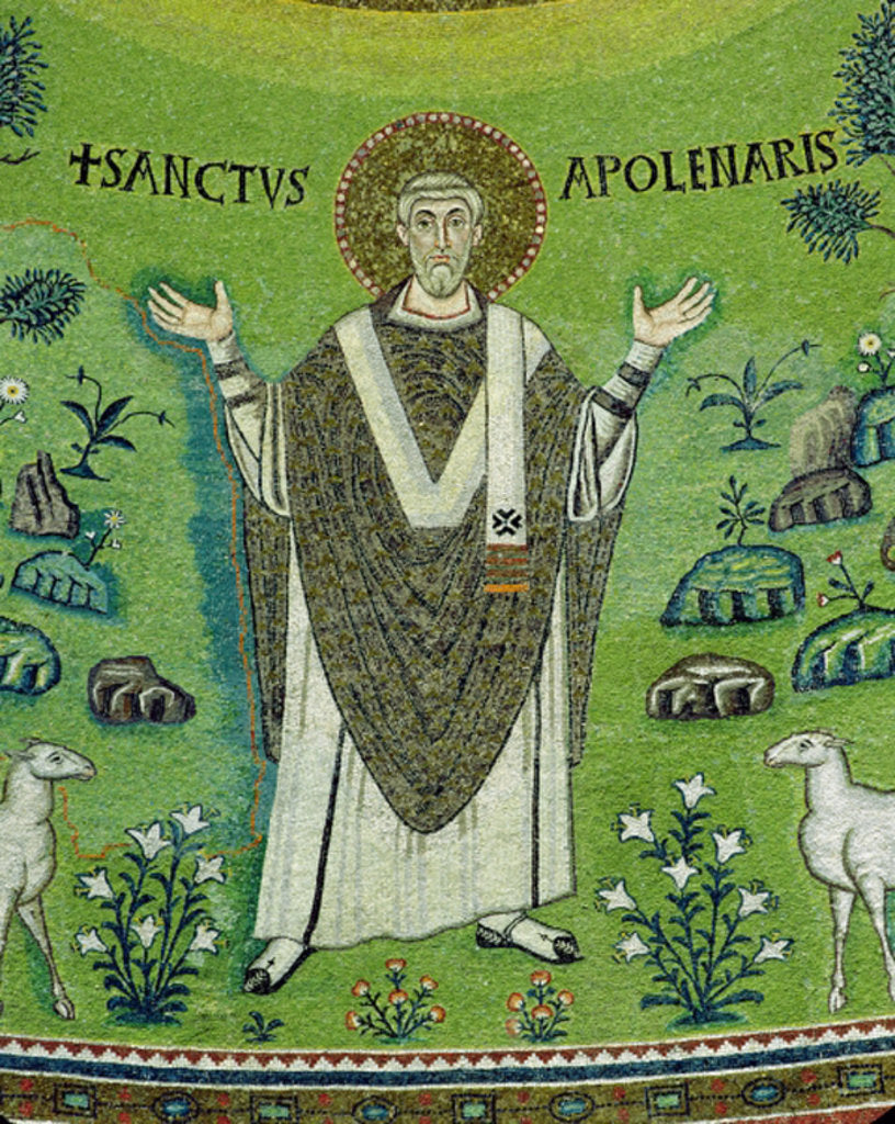 Detail of St. Apollinare by Byzantine School