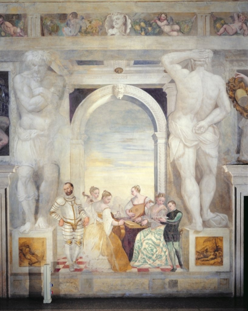 Detail of The Concert by Giovanni Antonio Fasolo