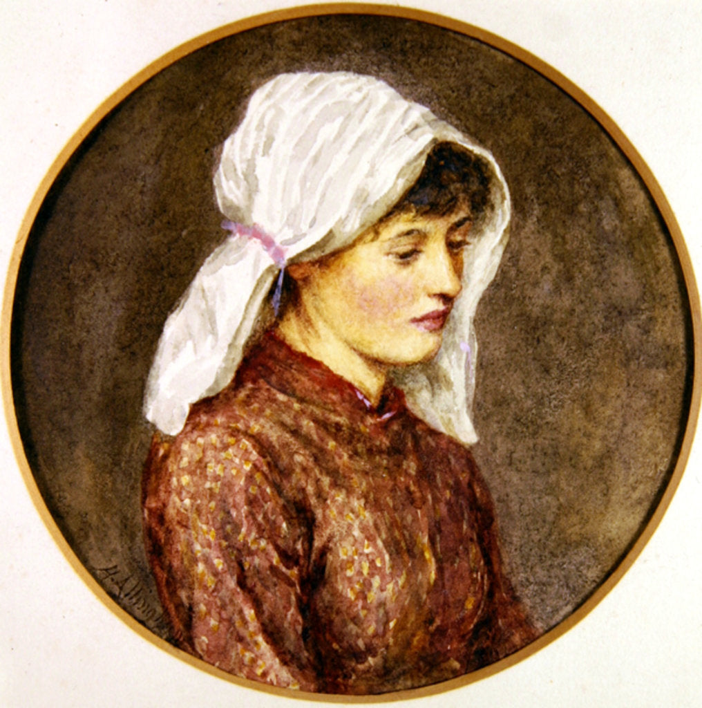 Detail of Rhoda by Helen Allingham