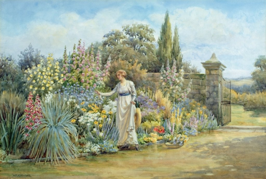 Detail of In the Garden by William Ashburner