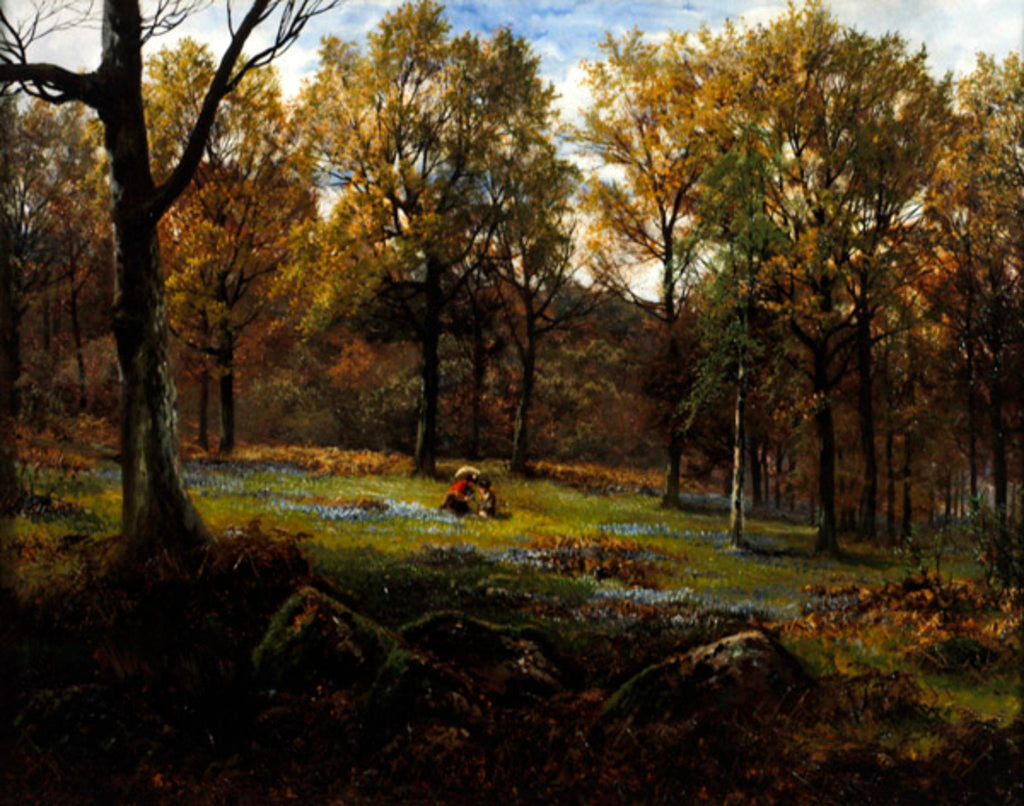 Detail of In the Woods by Henry Crossland
