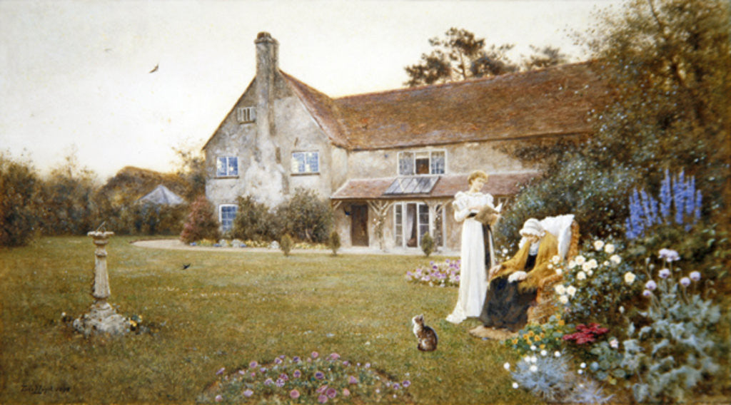 Detail of The Sundial by Thomas James Lloyd