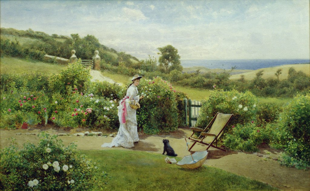 Detail of In the Garden, 1903 by Thomas James Lloyd