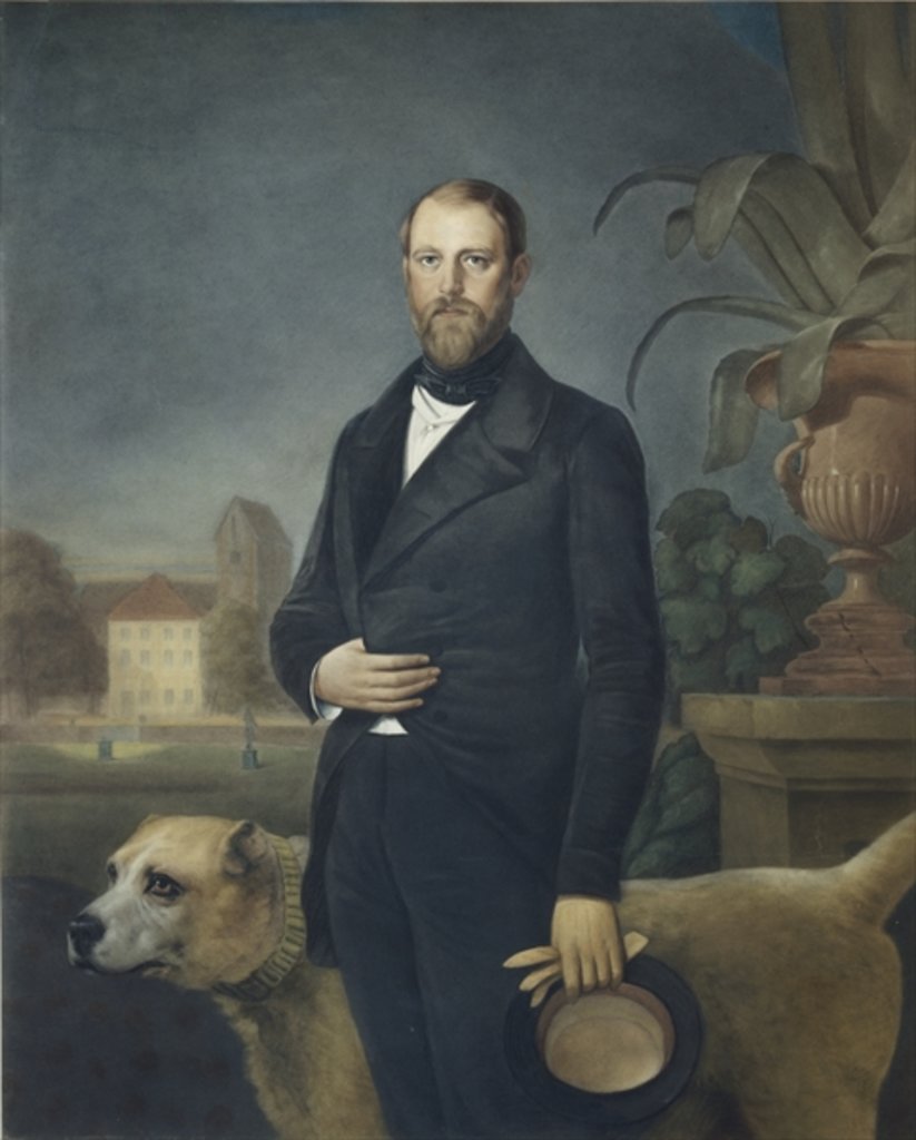 Detail of Otto von Bismarck, c.1850 by German School