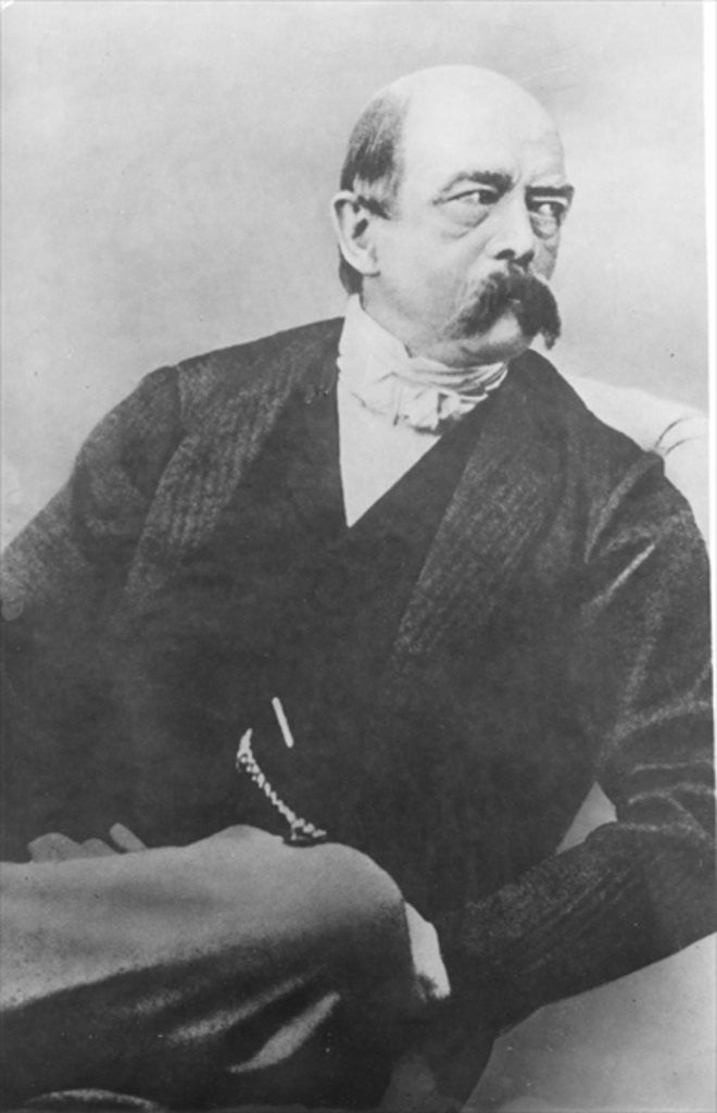 Detail of Bismarck in 1866 as Minister-President of Prussia by German School