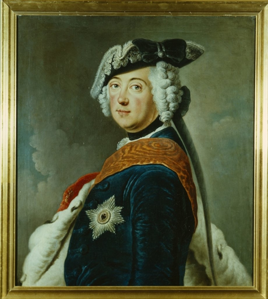 Detail of Frederick II the Great of Prussia by German School